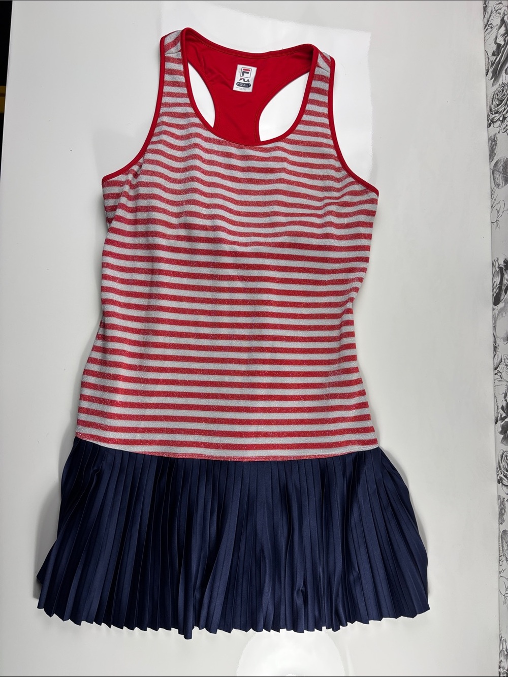 Fila Large Heritage Sparkle Tennis Dress